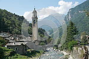 Lovely alpine landscape