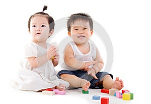 Lovely asian babies