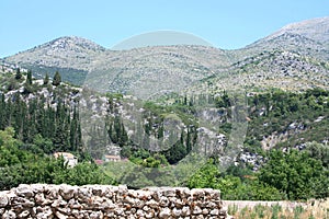 Lovely bay of Zaton near Dubrovnik ,Croatia