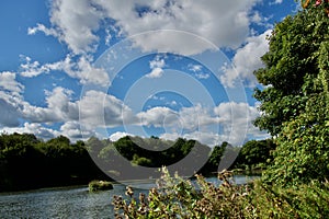 Lovely cloudy sky over Smiths Pool