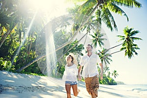 Lovely Couple in Beach Paradise