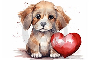 Lovely dog background mammal cute pet red animals puppy beautiful young white