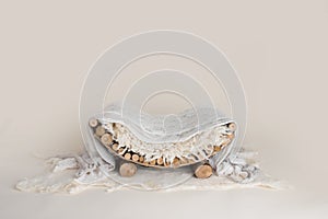 Lovely flower background for newborn baby, concept of newborn ba photo