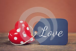Lovely greeting card - love
