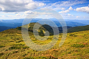 Lovely Hillsides and sky photo