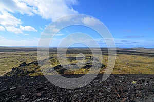 Lovely Landscape Surrounding Eldborg Crater photo