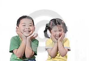 Lovely laughing kids