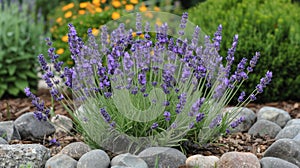 Lovely Lavender Blooms in Close-Up Detail