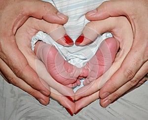 Lovely little babies feet