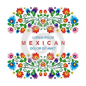 Affascinante messicano etnico decorazioni progetto 