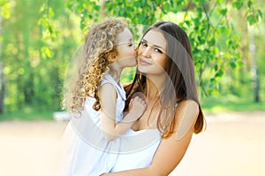 Lovely mother and daughter