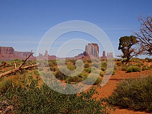 Lovely nature in Monument Valley in Utah, USA