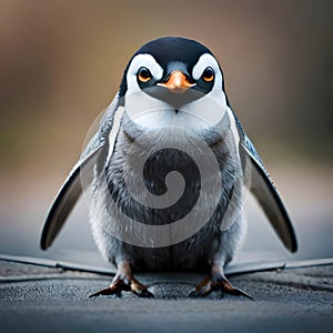 Lovely penguin - ai generated image