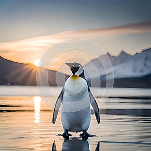 Lovely penguin - ai generated image
