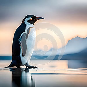 Lovely penguin - ai generated image