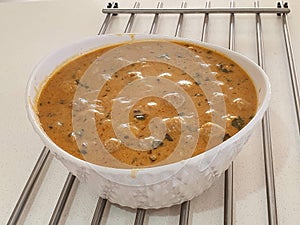 Lovely picture of Indian chola  with creamy gravy
