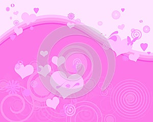 Lovely pink background photo
