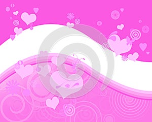 Lovely pink background