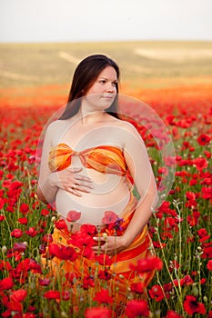 Lovely pregnant woman