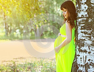 Lovely pregnant woman