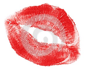 Lovely red woman lips, XXL file size