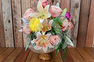 Lovely sentiment is expressed through flowers