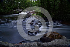 Lovely Serene Scenic Pike River Waterfall Amberg Wisconsin