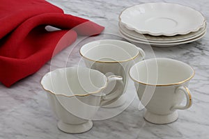 lovely set of tea cups