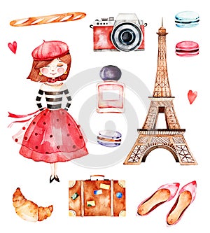 Lovely summer collection with Eiffel tower