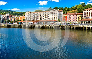 Lovely sunny day in Bilbao Basque Country Northern Spain Europe