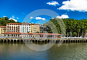 Lovely sunny day in Bilbao Basque Country Northern Spain Europe