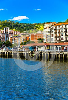 Lovely sunny day in Bilbao Basque Country Northern Spain Europe