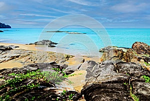 Lovely tropical landscape of Khao Lak beaches in THAILAND