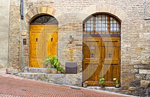Lovely tuscan doors