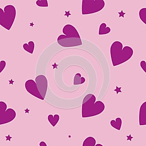 Lovely Valentines hearts Pattern
