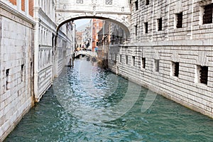 Lovely view of the canal in Venice