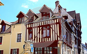 The lovely village of Moret-sur-Loing in in the Seine-et-Marne department in the ÃŽle-de-France region in north-central France.