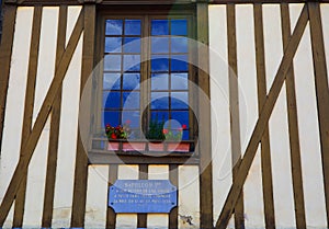 The lovely village of Moret-sur-Loing in in the Seine-et-Marne department in the ÃŽle-de-France region in north-central France.