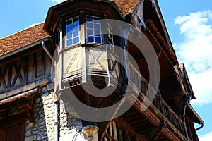 The lovely village of Moret-sur-Loing in in the Seine-et-Marne department in the ÃŽle-de-France region in north-central France.