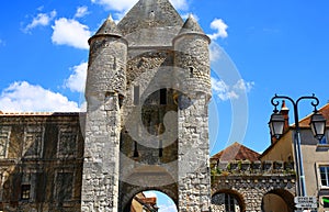 The lovely village of Moret-sur-Loing in in the Seine-et-Marne department in the ÃŽle-de-France region in north-central France.