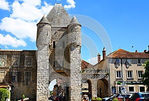 The lovely village of Moret-sur-Loing in in the Seine-et-Marne department in the ÃŽle-de-France region in north-central France.