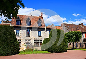 The lovely village of Moret-sur-Loing in in the Seine-et-Marne department in the ÃŽle-de-France region in north-central France.