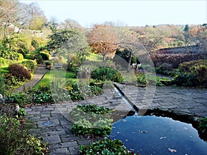 Lovely walled garden at Wallington, Northumberland