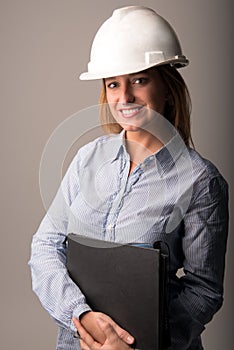 Lovely woman engineer