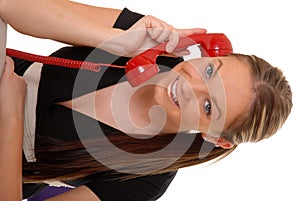 Lovely Woman On Telephone 15