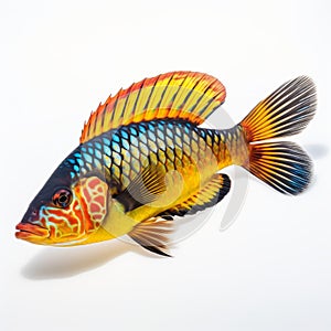Lovely Wrasse: Tropical Fish Sculpted In The Style Of Erik Jones