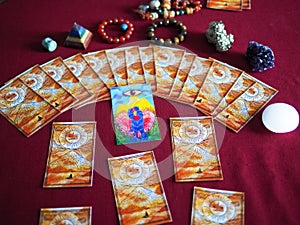 The lover heart love tarot card magic reading fortune esoteric teller witchcraft astrology divination gypsy card forecaster