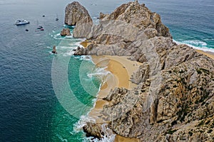 Lover`s beach located at the southern tip of the Baja peninsula.