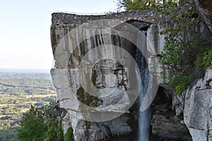 Lover`s Leap at Rock City Gardens in Chattanooga, Tennessee