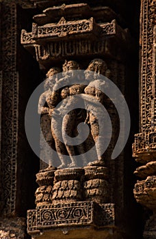 Lover at sun temple of Orissa